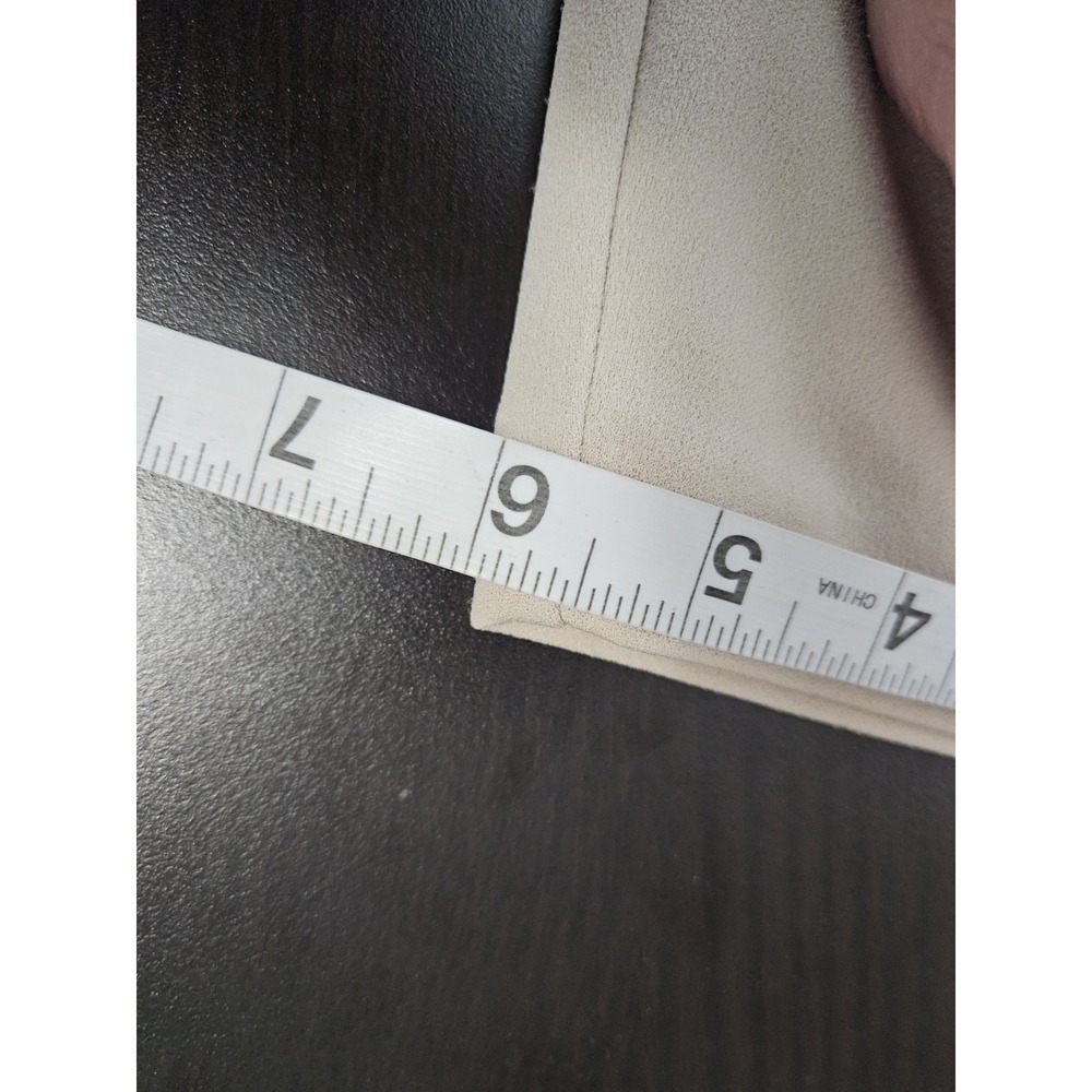 SOHO‎ Apparel Beige Tie Waist Pants Women's Medium M Slim Tapered Stretch Casual - Picture 8 of 8